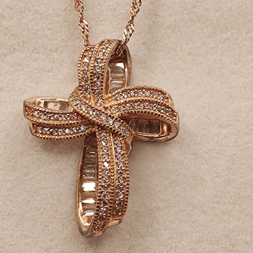 Rose Gold over Sterling Silver